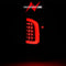 ANZO 16-21 Toyota Tacoma LED Tail Lights - w/ Light Bar Sequential Black Housing & Smoke Lens