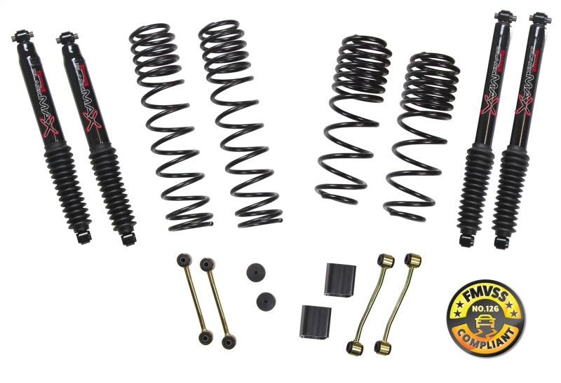 Skyjacker 2018 Jeep Wrangler JL 4 Door 4WD (Non-Rubicon) Long Travel 2 Stage 2in-2.5in Coil System