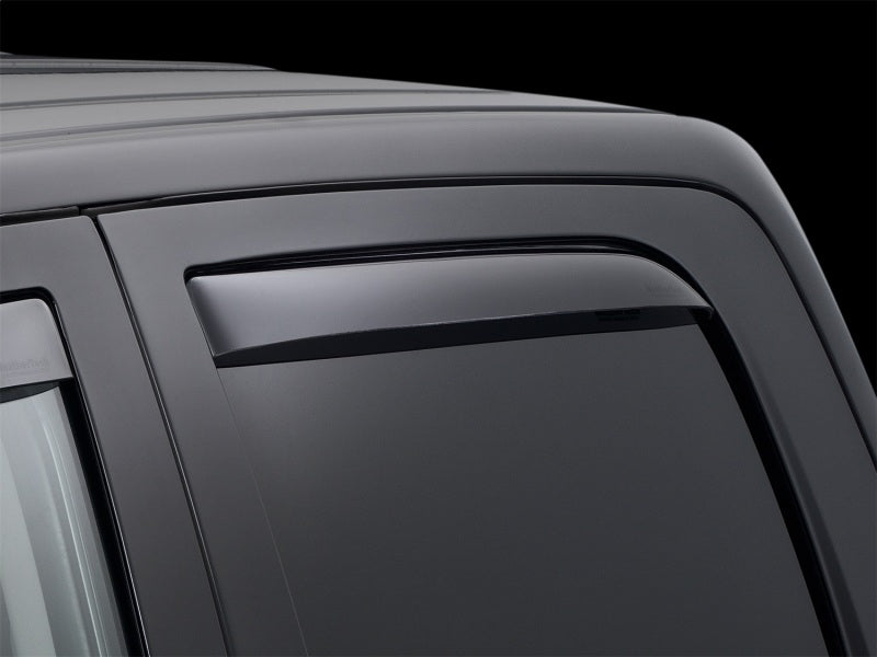 WeatherTech 09+ Dodge Ram 1500 Rear Side Window Deflectors - Dark Smoke
