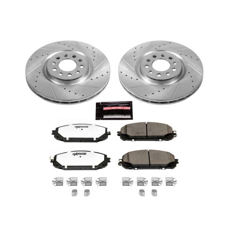 Power Stop 14-16 Jeep Cherokee Front Z36 Truck & Tow Brake Kit