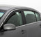 AVS 13-17 Honda Accord Ventvisor Low Profile Deflectors 4pc - Smoke w/Chrome Trim
