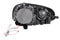 ANZO 2006-2009 Volkswagen Rabbit Projector Headlights w/ Halo Black (CCFL)