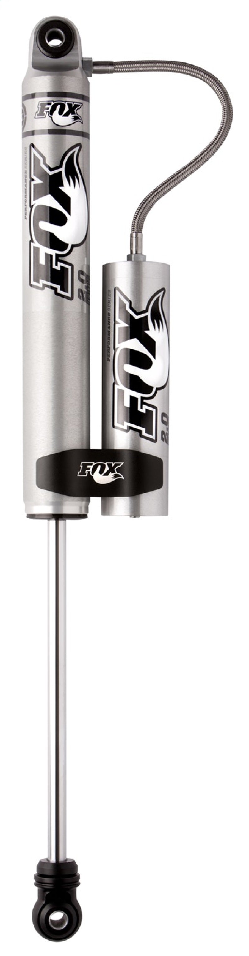 Fox 99+ Chevy HD 2.0 Performance Series 12.1in. Smooth Body Remote Res. Rear Shock / 4-6in. Lift