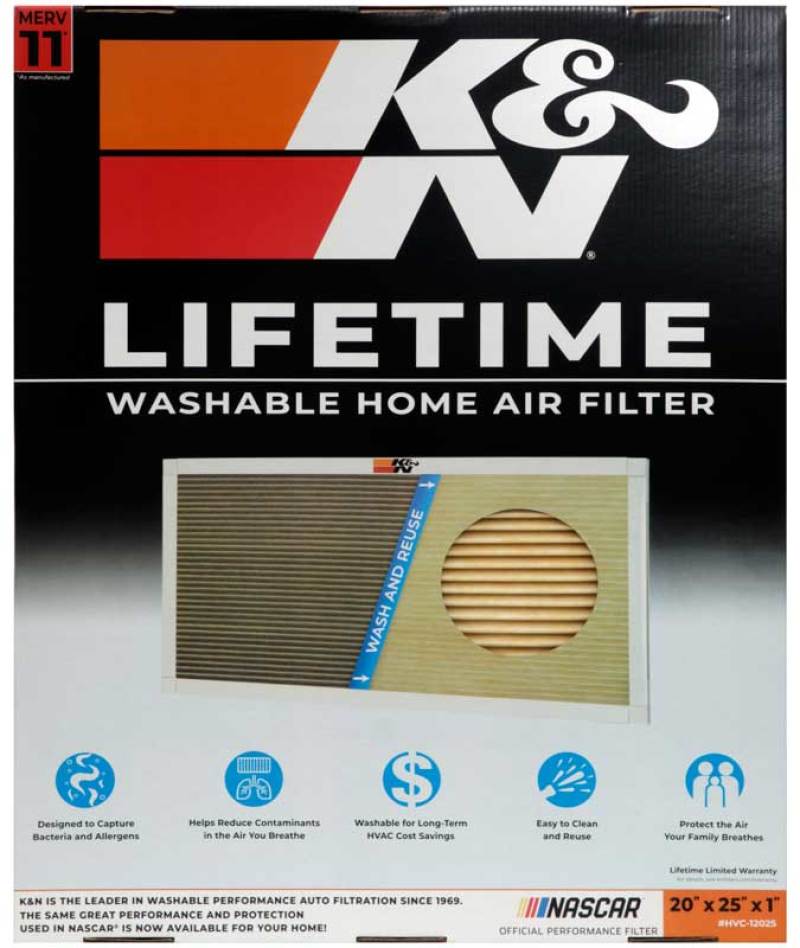 K&N HVAC Filter - 20 x 25 x 1