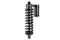 Fabtech 05-07 Ford F250/350 4WD 8in Front Dirt Logic 4.0 Reservoir Coilover - Single