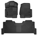 Husky Liners 2017 Ford F-250 Super Duty Crew Cab X-Act Contour Black Front & Rear Floor Liners