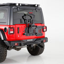 Go Rhino 08-22 Jeep Wrangler JL/JLU Body Mount Spare Tire Carrier - Tex. Blk