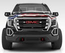 Stampede 2015-2019 Chevy Silverado 2500 HD Vigilante Premium Hood Protector - Flag