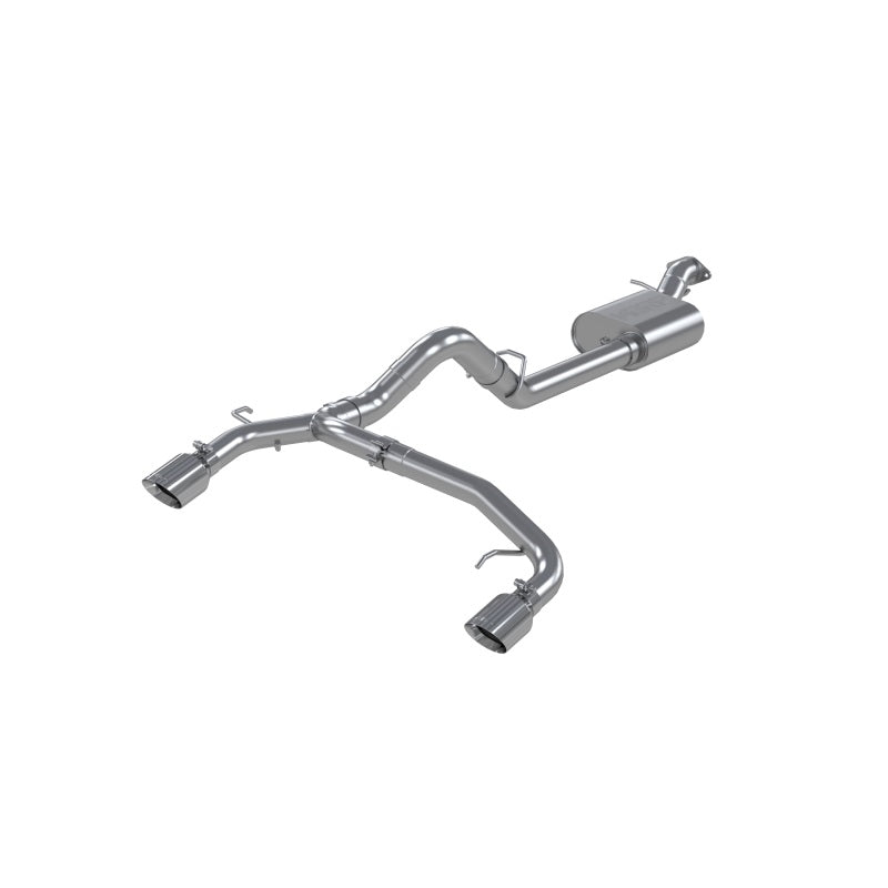 MBRP 21-22 Ford Bronco 2.3/2.7L EcoBoost 2/4-Dr 3in Catback Dual Split Rear Exit Aluminized Steel