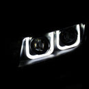 ANZO 2014-2015 Chevrolet Camaro Projector Headlights w/ U-Bar Black