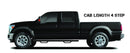 N-Fab Nerf Step 02-08 Dodge Ram 1500/2500/3500 Quad Cab 4 Door - Tex. Black - Cab Length - 3in