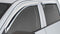 Stampede 2019 Chevy Silverado 1500 Crew Cab Pickup Tape-Onz Sidewind Deflector 4pc - Chrome