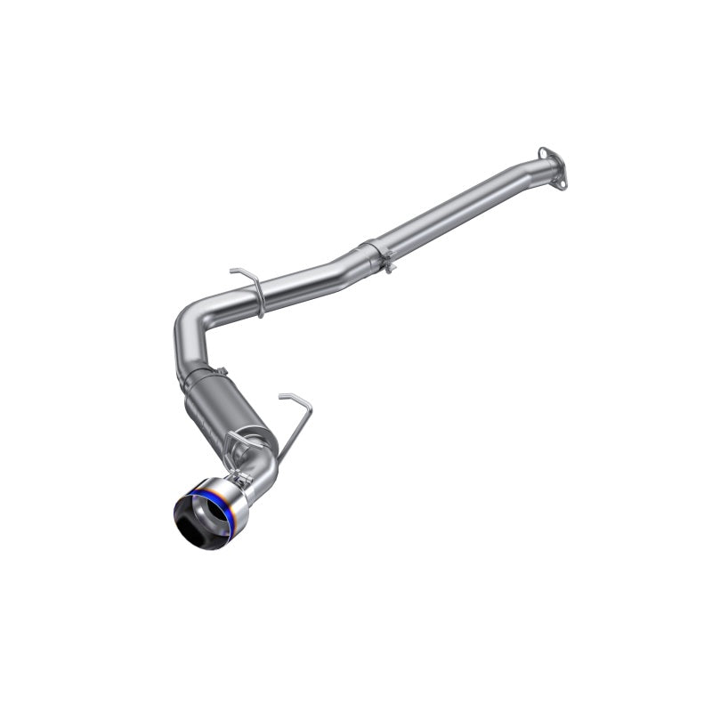MBRP 12-22 Subaru BRZ 17-22 Toyota GR86 Stainless Steel 3in Cat-Back-Single Rear Exit w Burnt Tip
