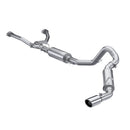 MBRP 2022 Toyota Tundra 3.5L Dual Cat-back 4in Single Side Exit Rolled Tip - Aluminized Steel