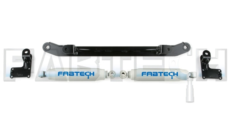 Fabtech 99-04 Ford F250/350 4WD Dual Performance Steering Stabilizer Kit