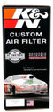 K&N 14in Red Custom Air Cleaner Assembly - 5.125in ID x 14in OD x 3.75in H x 1.25in Drop Base