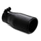 MBRP Universal Tip 2.5 O.D. Oval End 3.75 Inlet 10in length - Black Finish