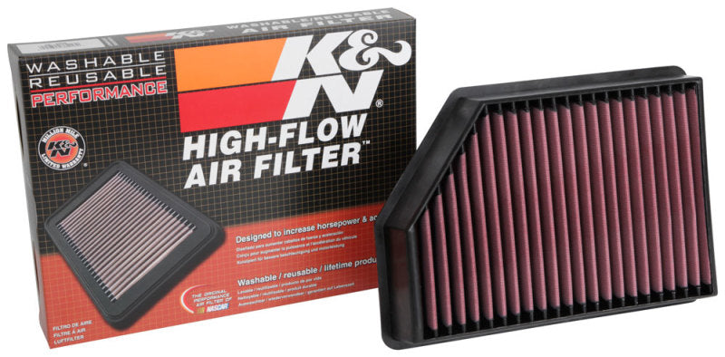 K&N 2020 Chevrolet Silverado 2500/3500 6.6L Diesel Drop In Replacement Air Filter