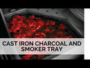 Napoleon 67732 Cast Iron Charcoal & Smoker Tray