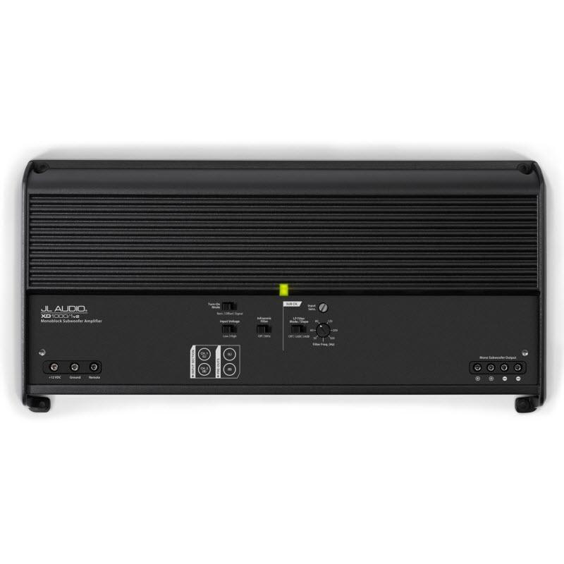 JL Audio XD1000/1v2  Mono subwoofer amplifier — 1,000 watts RMS x 1 at 2 ohms - Installations Unlimited
