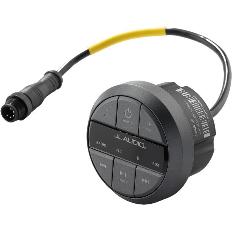 JL Audio MMR-20 - Round, wired, non-display remote controller for use with MediaMaster® - Installations Unlimited