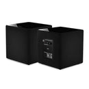 KEF Kube 10b 300-Watt 10" Subwoofer, Piano Black - Installations Unlimited