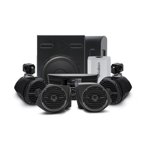 Amplified Stereo, Front Lower Speaker, Subwoofer, and Rear Speaker Kit for select YXZ®